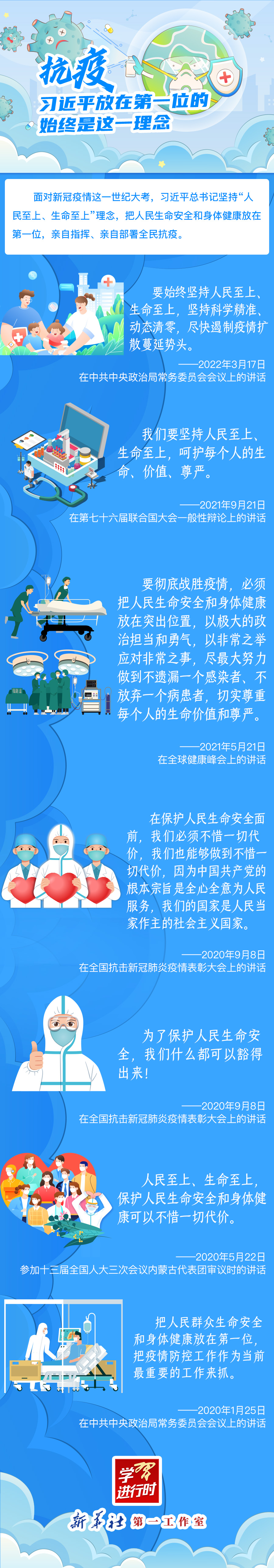 學(xué)習(xí)進行時丨抗疫,習(xí)近平放在第一位的始終是這一理念