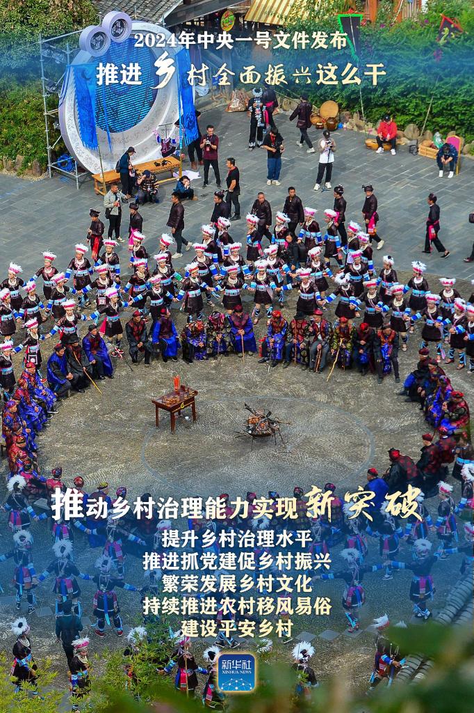 2024年中央一號文件：推進(jìn)鄉(xiāng)村全面振興這么干