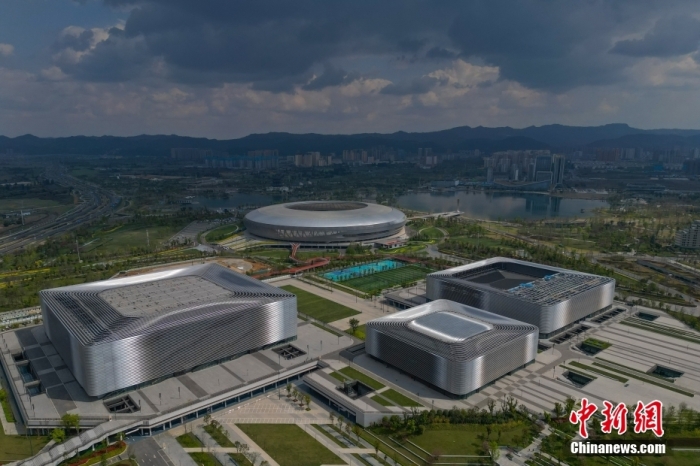 資料圖：航拍成都大運會主場館。<a target='_blank' href='/' _fcksavedurl='/'><p  align=