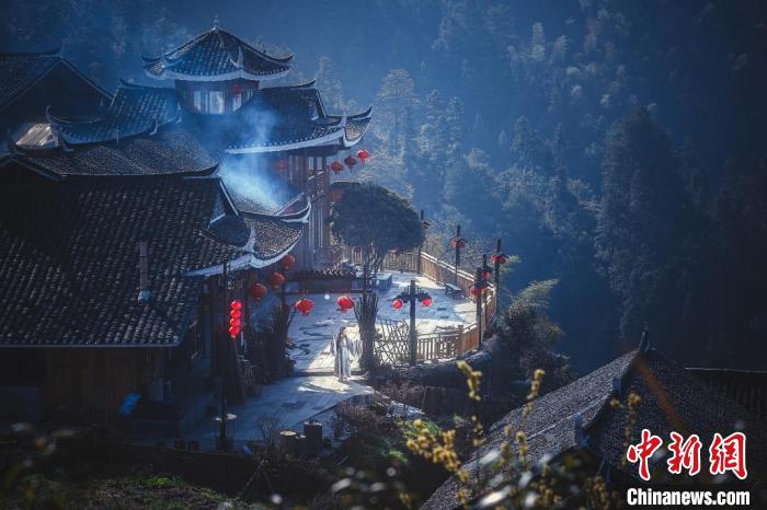 藏于溆浦雁鵝界的古村落。　宋祖春 攝