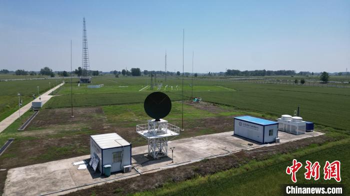 航拍壽縣國(guó)家氣候觀測(cè)臺(tái)?！∽Ａ?攝