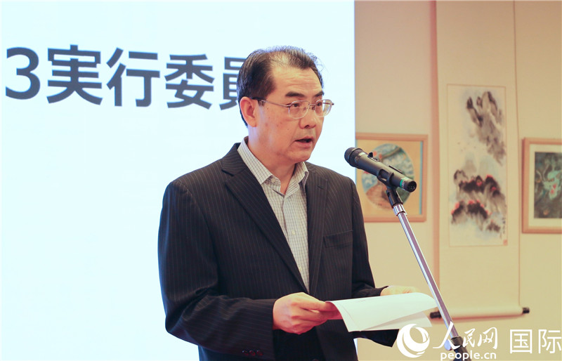 中國駐日本大使吳江浩致辭。人民網 許可攝