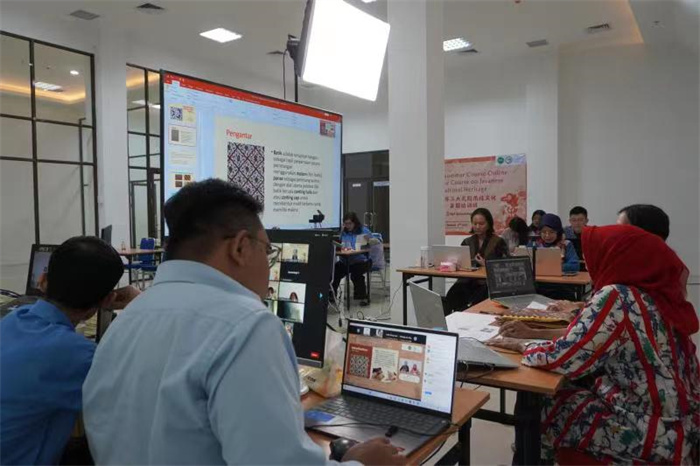 活動現(xiàn)場。供圖：印尼三一一大學(xué)孔子學(xué)院