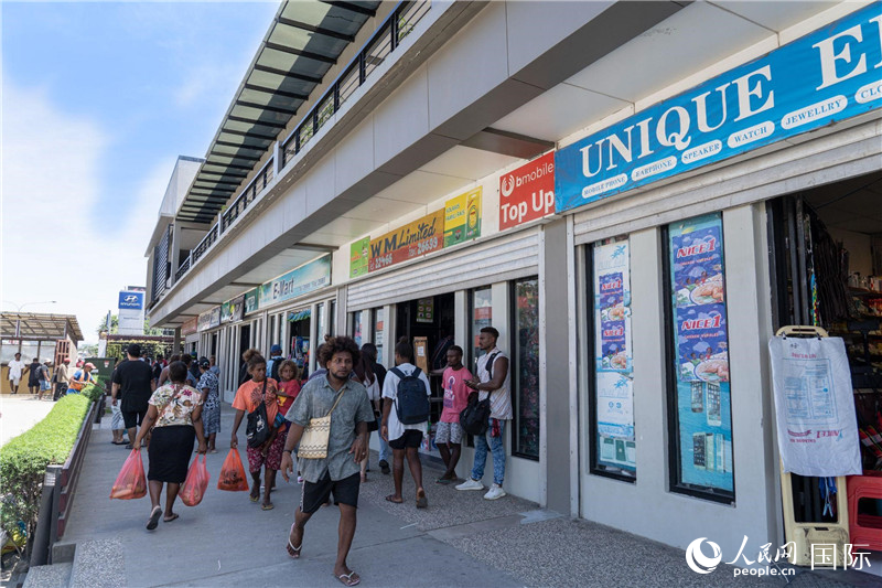 2023年9月12日，所羅門群島首都霍尼亞拉街景。人民網 賀吉攝