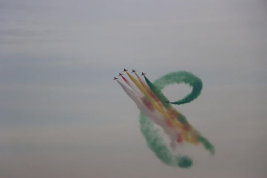 飛行表演現(xiàn)場。高思峰 攝