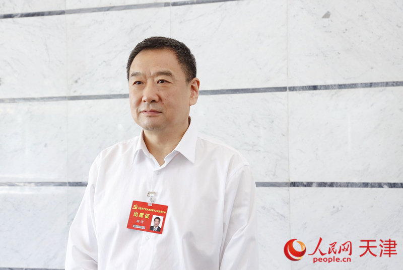 天津市第十二次黨代會代表、天津市政府副秘書長、市衛(wèi)生健康委黨委副書記、主任顧清 人民網(wǎng) 孫翼飛攝