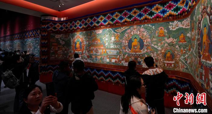 200米長大型唐卡亮相西藏博物館