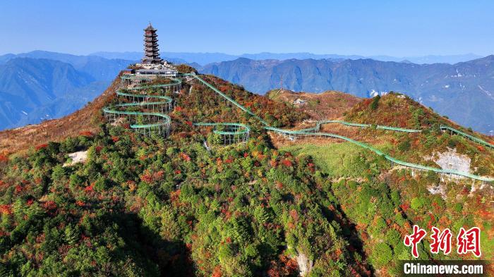 巴山大峽谷彩林迎來最佳觀賞期?！∫κ?攝