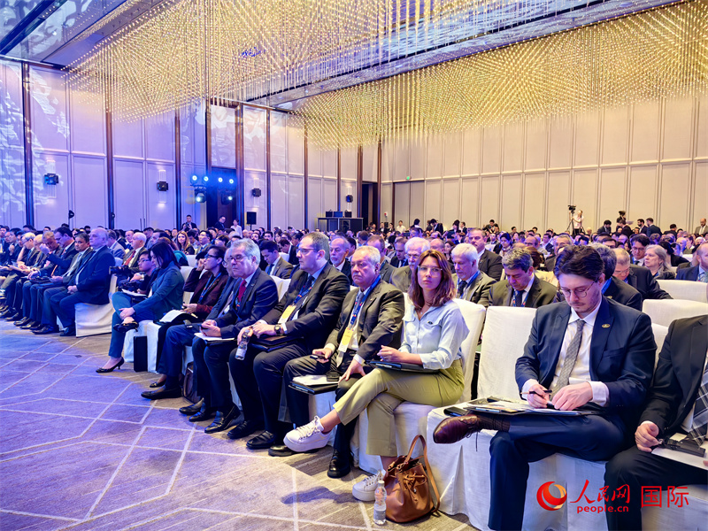 中國(guó)—巴西商業(yè)研討會(huì)現(xiàn)場(chǎng)。人民網(wǎng)記者 符園園攝