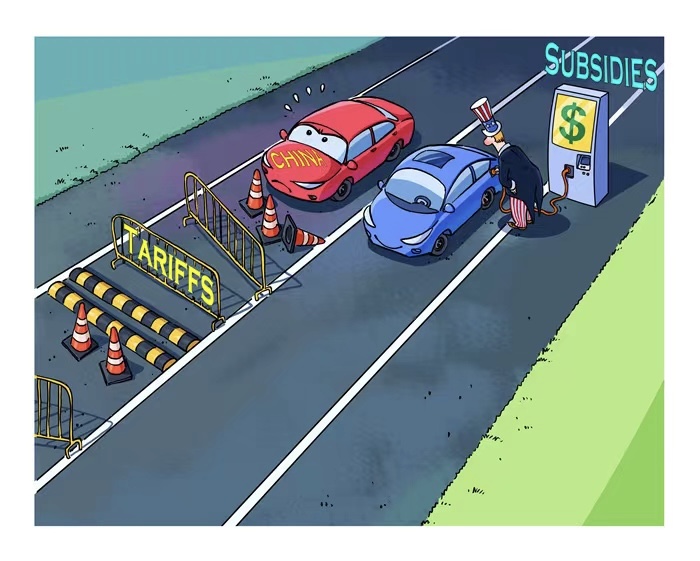 漫畫作者：馬宏亮（人民網(wǎng)版權(quán)圖片，未經(jīng)授權(quán)請勿轉(zhuǎn)載。）