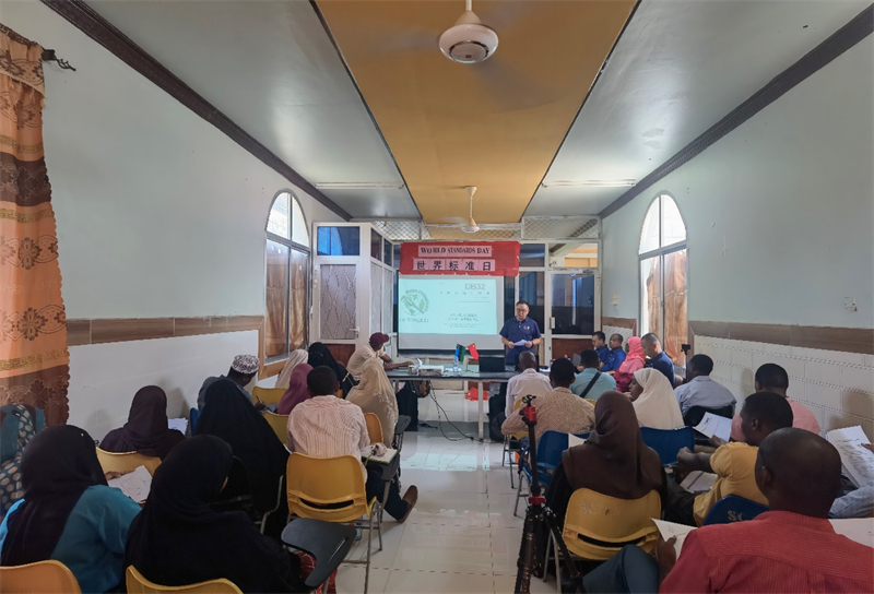 中國專家組進行標準宣貫。專家組供圖