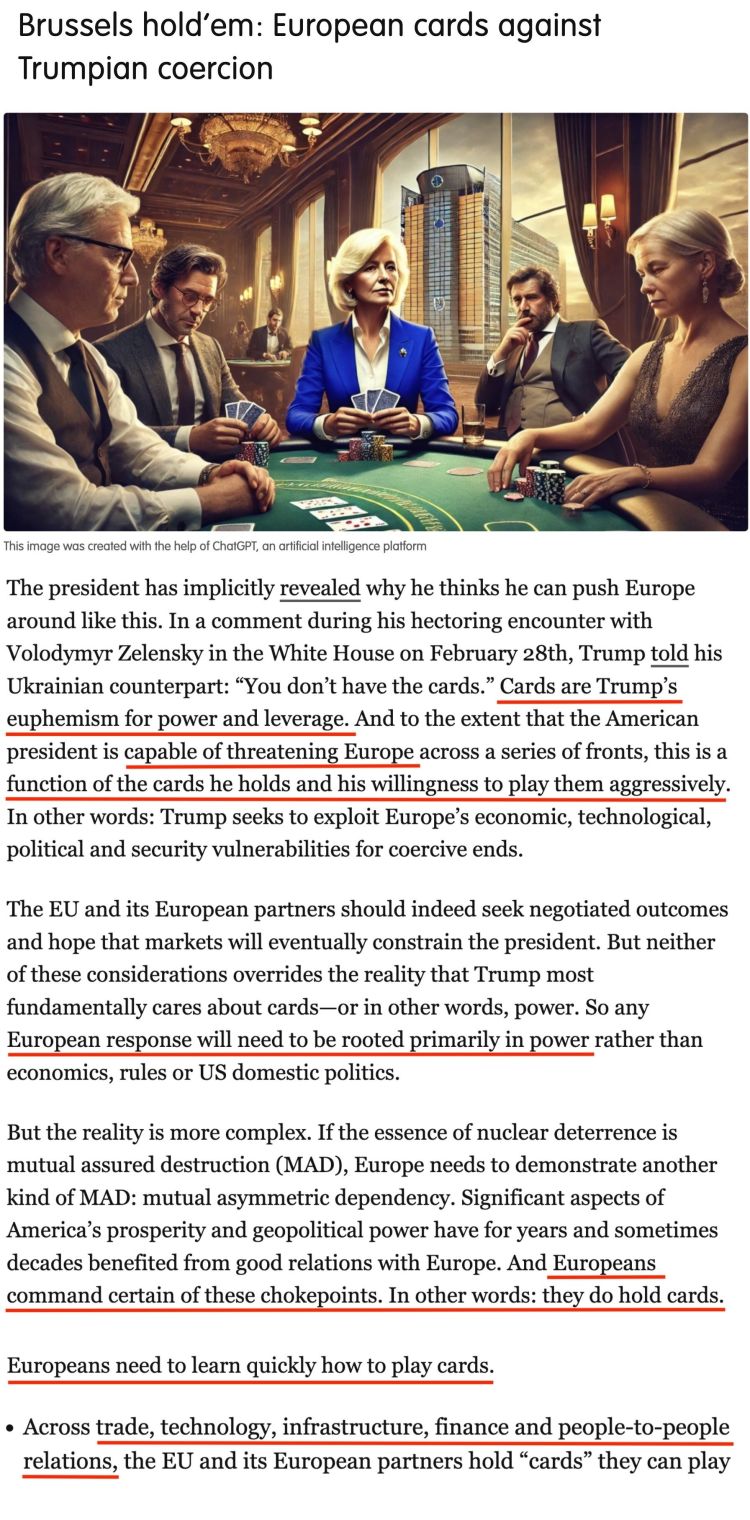 深觀察丨“只要團(tuán)結(jié)，歐盟反制美國(guó)的王牌很多”