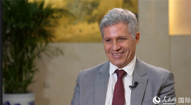 巴西農村發(fā)展部部長特謝拉。 人民網(wǎng)記者 張榮攝