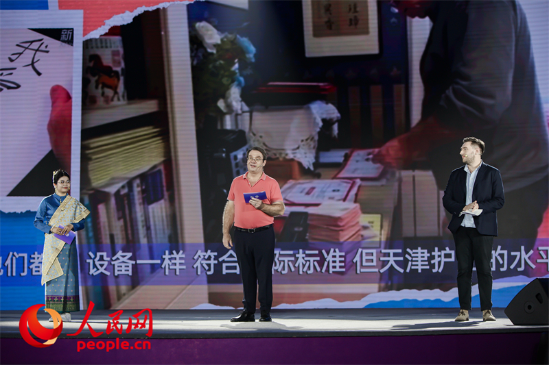 從左至右分別為馬星彤、皮安睿、柯明可。人民網(wǎng)記者 于凱攝