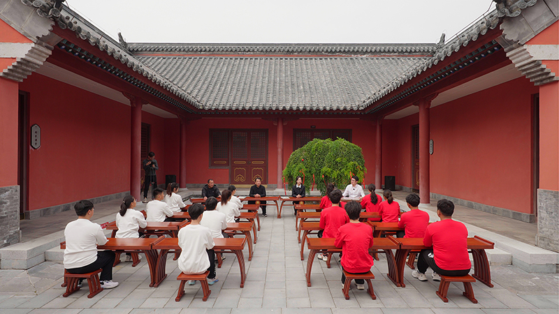 “一塊豆腐話清廉”思政課。滁州市委網(wǎng)信辦供圖