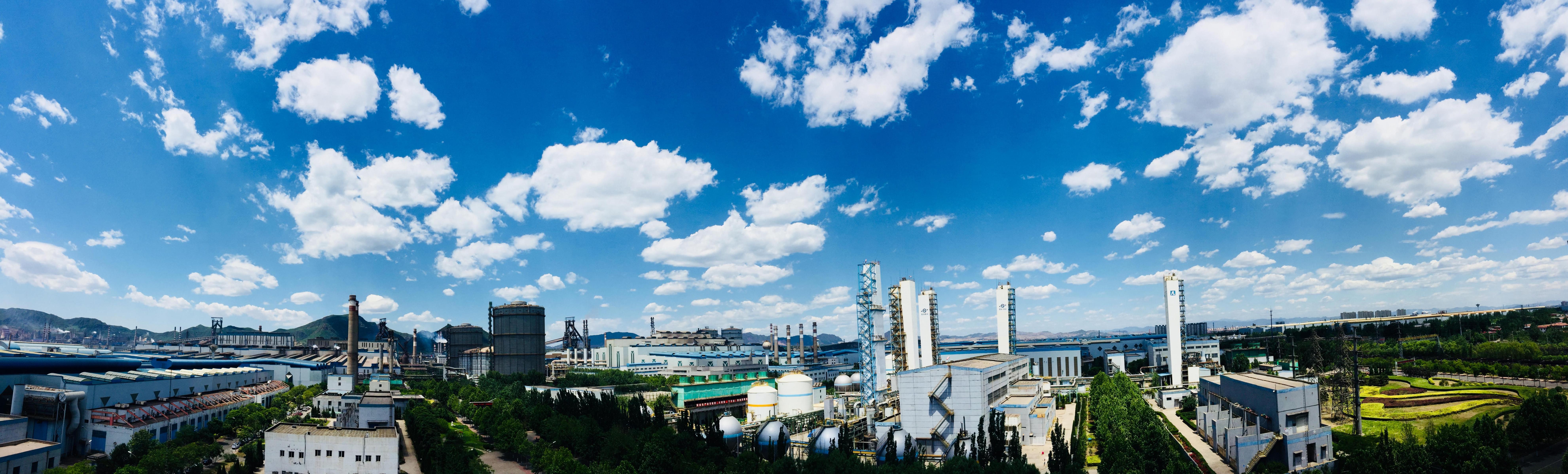 首鋼股份公司遷安鋼鐵公司。尹小龍攝