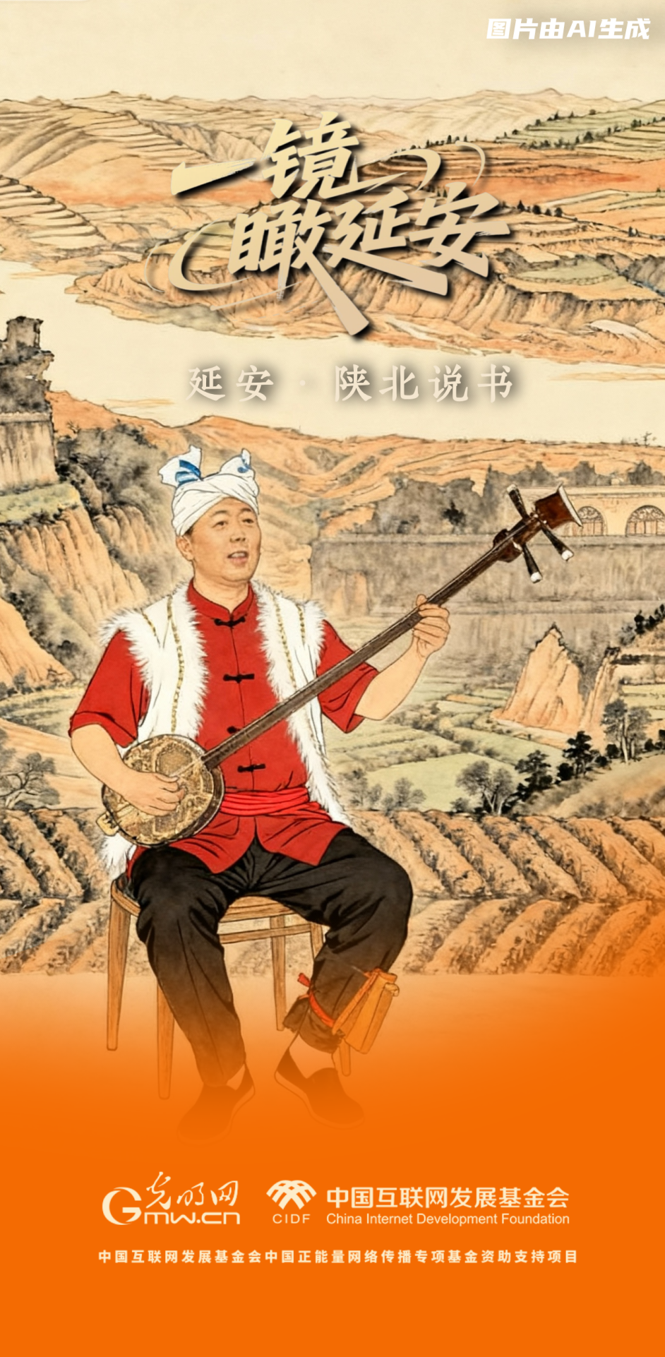 【一鏡瞰延安·AI海報(bào)】跟著這些非遺文化，感受老區(qū)風(fēng)土人情