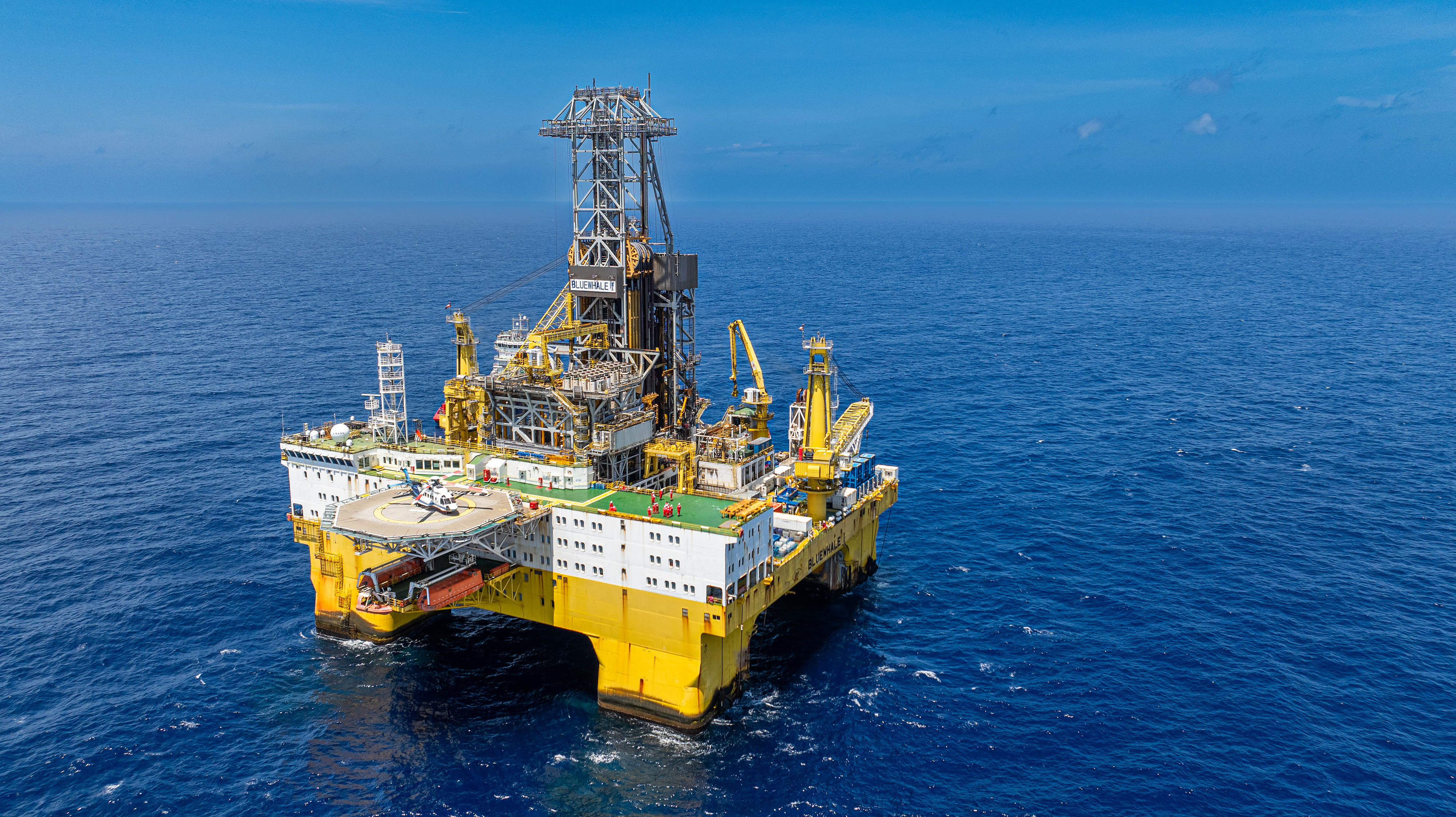 2024年8月17日，海南陵水，深海一號(hào)二期鉆井平臺(tái)。