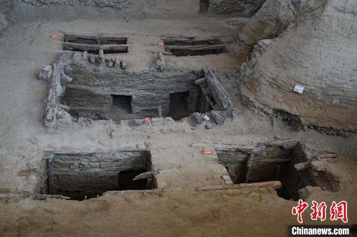 圖為2018血渭一號(hào)墓。　馬銘言 攝