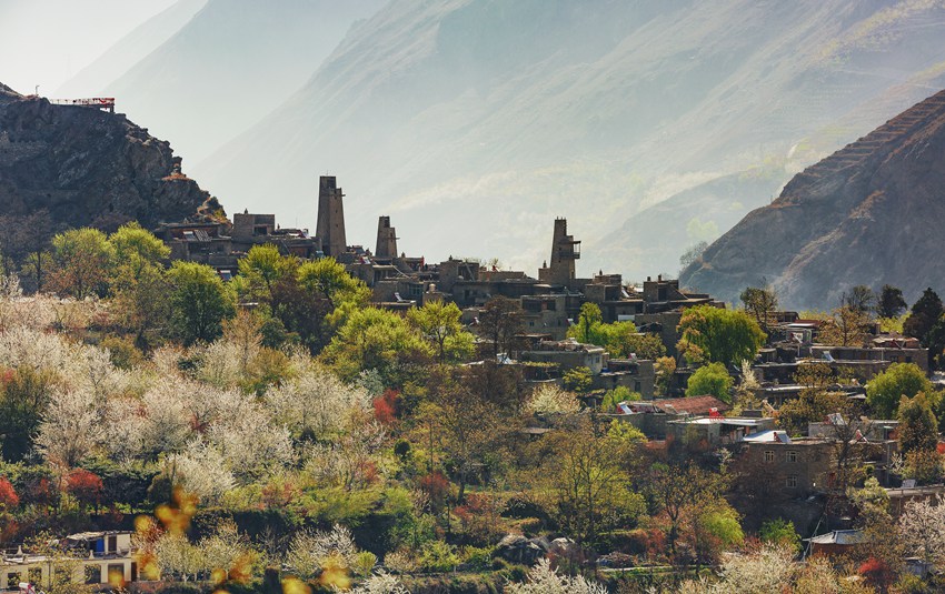 四川省阿壩州理縣桃坪村。四川省文旅廳供圖