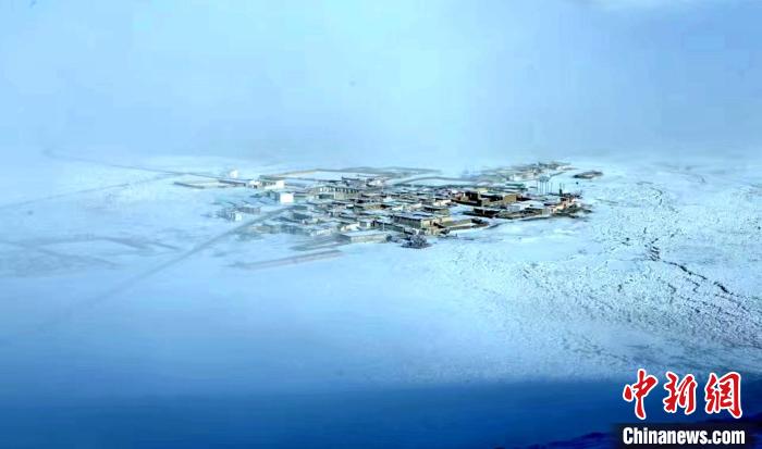 圖為普瑪江塘鄉(xiāng)冬季村景。　浪卡子縣網(wǎng)信辦供圖