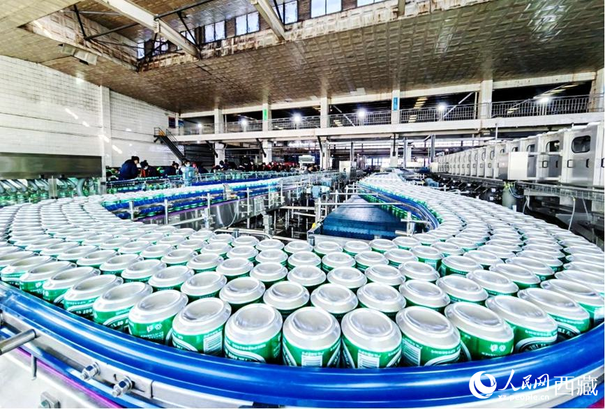 全新升級(jí)的生產(chǎn)線投入使用。人民網(wǎng) 李海霞攝