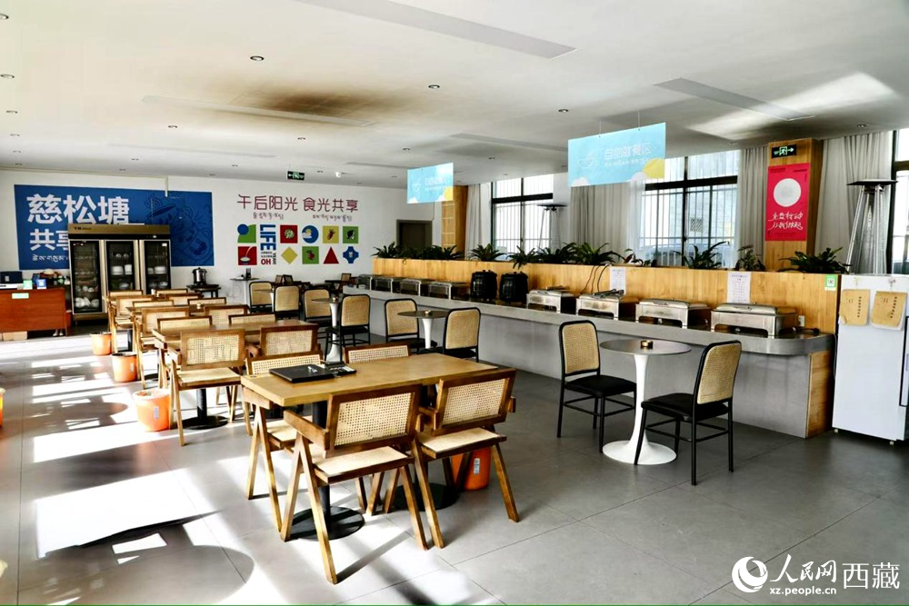 慈松堂社區(qū)共享食堂。人民網(wǎng)記者 次仁羅布攝