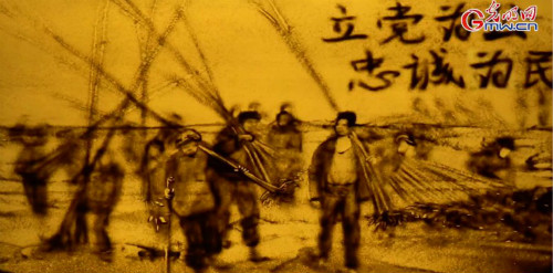 【沙畫(huà)】風(fēng)好正揚(yáng)帆，起航新時(shí)代